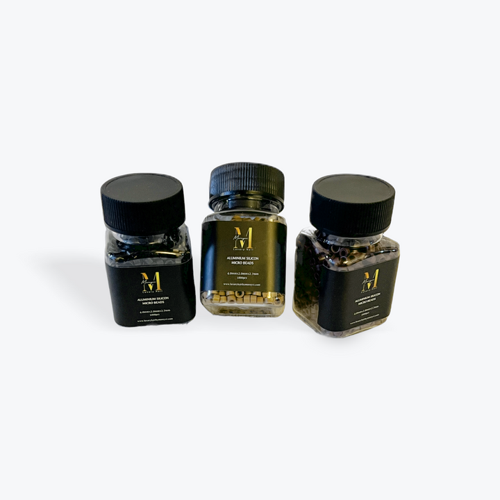 Silicone Lined Colored Beads